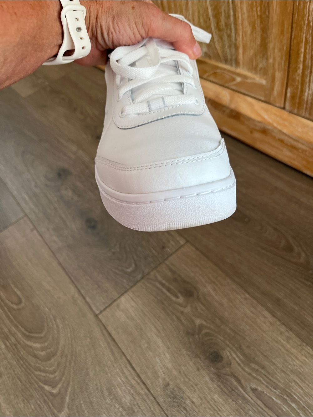 Underarmour Classic Men's ST Court White Leather Sneakers - Clean Casual Style - Picture 6 of 9